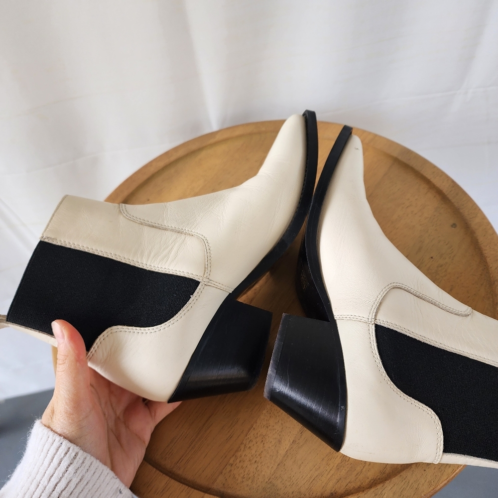 Everlane Western Cream Ankle Boots - Picture 13 of 13
